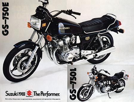 GS750E & GS750L advert